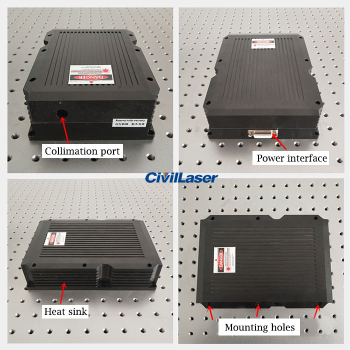 660nm red laser